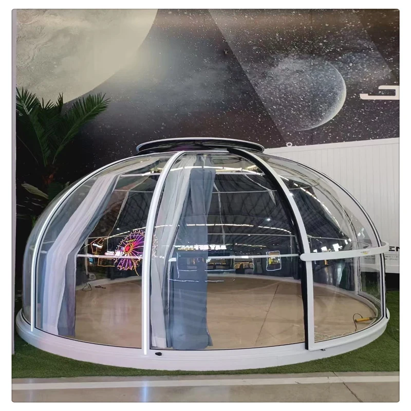 Модный прозрачный Поликарбонат сад Конференция купол Skylight дом