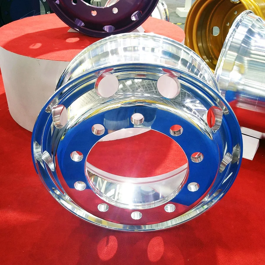 Wheels Truck OEM/ODM Customized Alcoa Aluminum Wheels 22.5 For Off- Road Truck Aluminum Bright Finishing