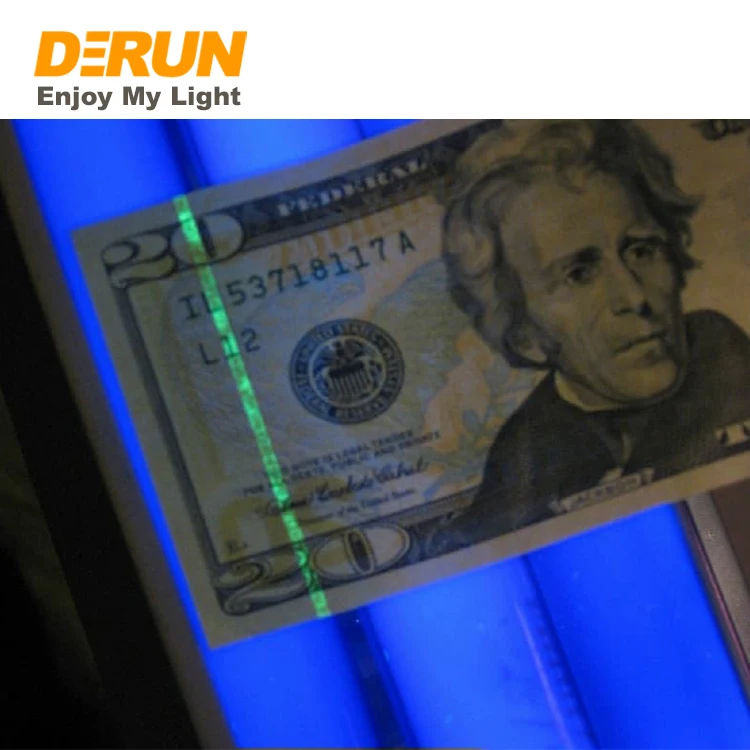 365nm Blb Uv Lamp 4W 6W 8W 10W 13W 15W 18W 30W 36W T5 T8 Linkable UV 365nm BLB Money Detector Black Light Blue Lamp , FLT-BLB