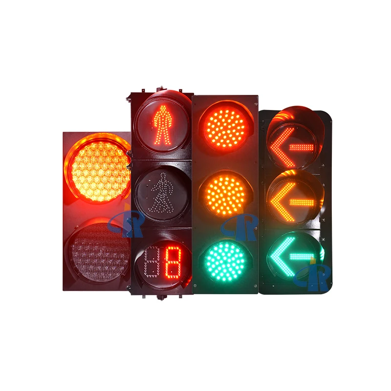 module walking motion countdown timer controller arrow pedestrian crossing solar led signal road safety traffic light 300mm
