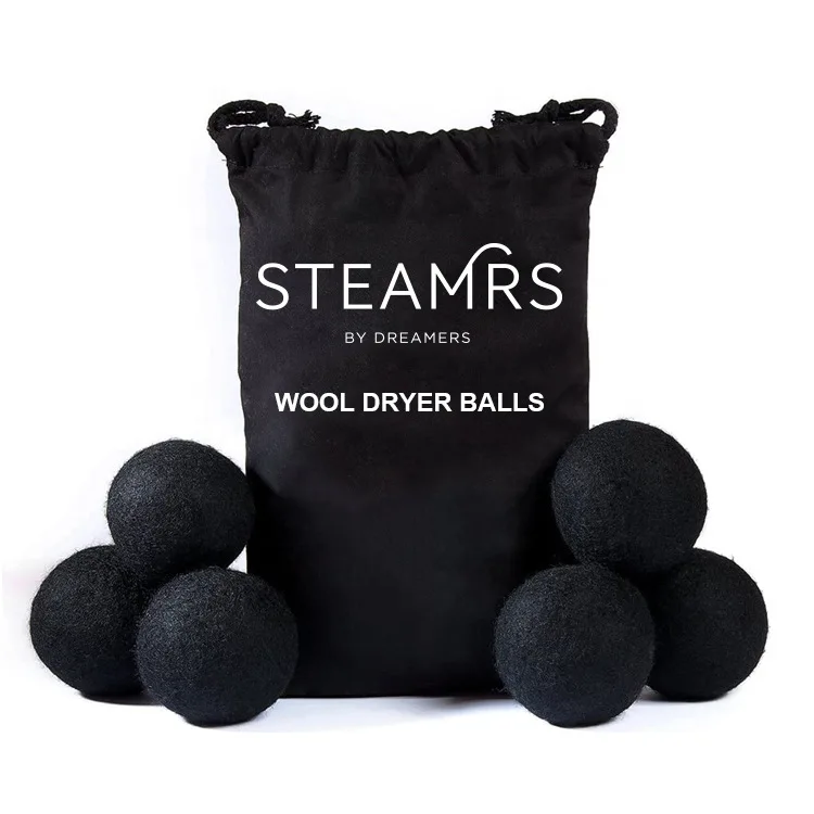 Reusable Natural Fabric Softener New Zealand Wool Dryer Balls Organic for Laundry Dryer Sheets Alternative Speed Up Dry Time