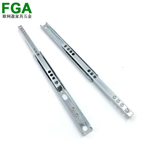 FGA 17mm Mini Partial Extension Ball Bering Two Way Travel