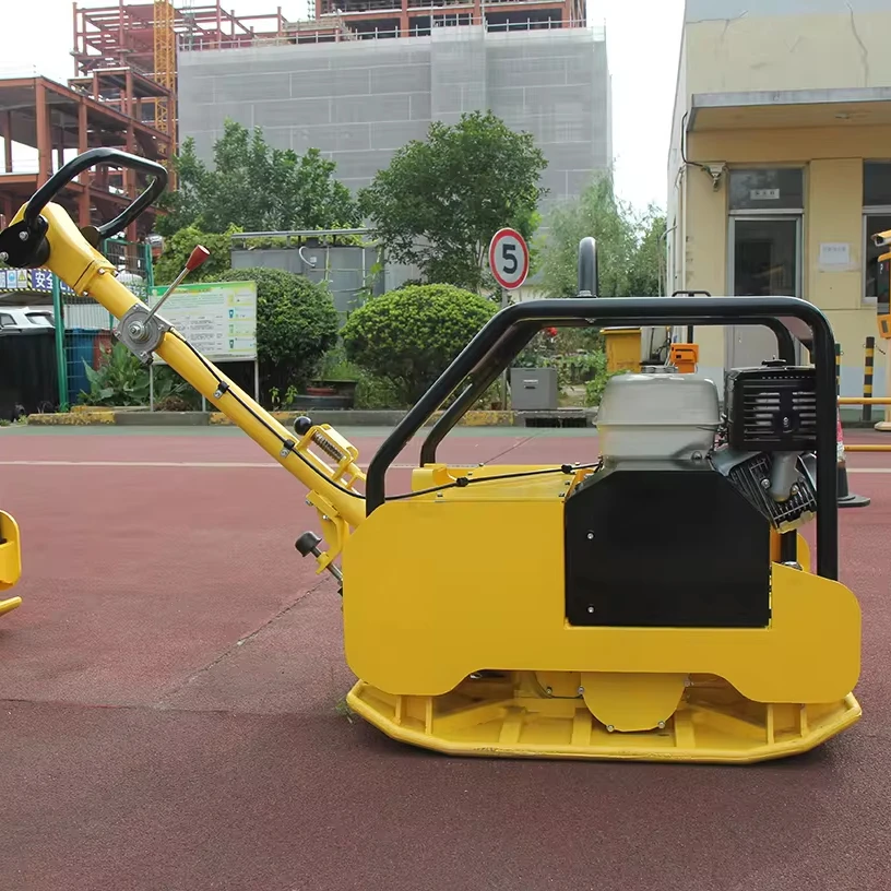 DYNAMIC DUR-600 reversible plate compactor gasoline or diesel GX390 vibration plate earth compactor