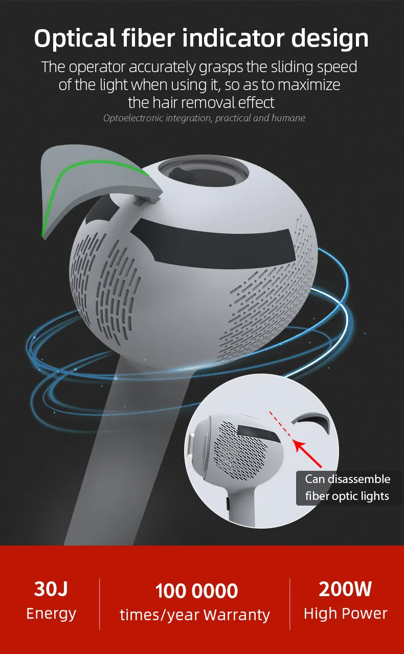 Beauty Machine laser hair removal machine 200W 808 for home use