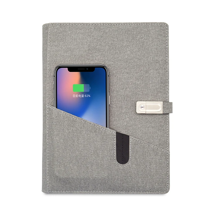Пользовательский умный блок питания дневник блокнот с usb
