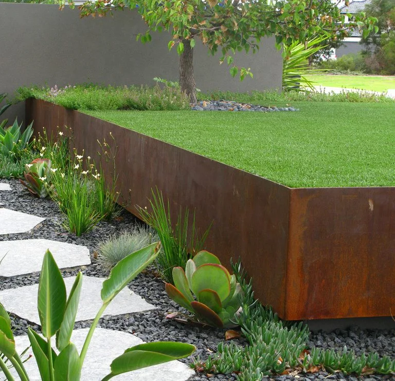 Стальная окантовка для сада Corten/металлическая