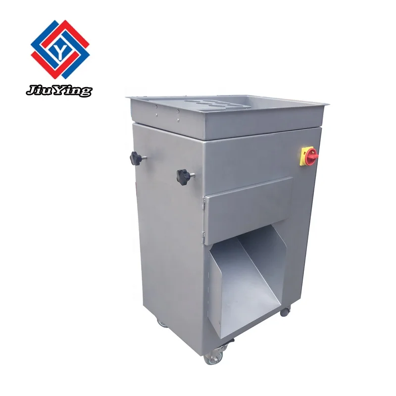 Large Capacity Fresh Meat Cutting Machine / Pork Strip Slice Equipment