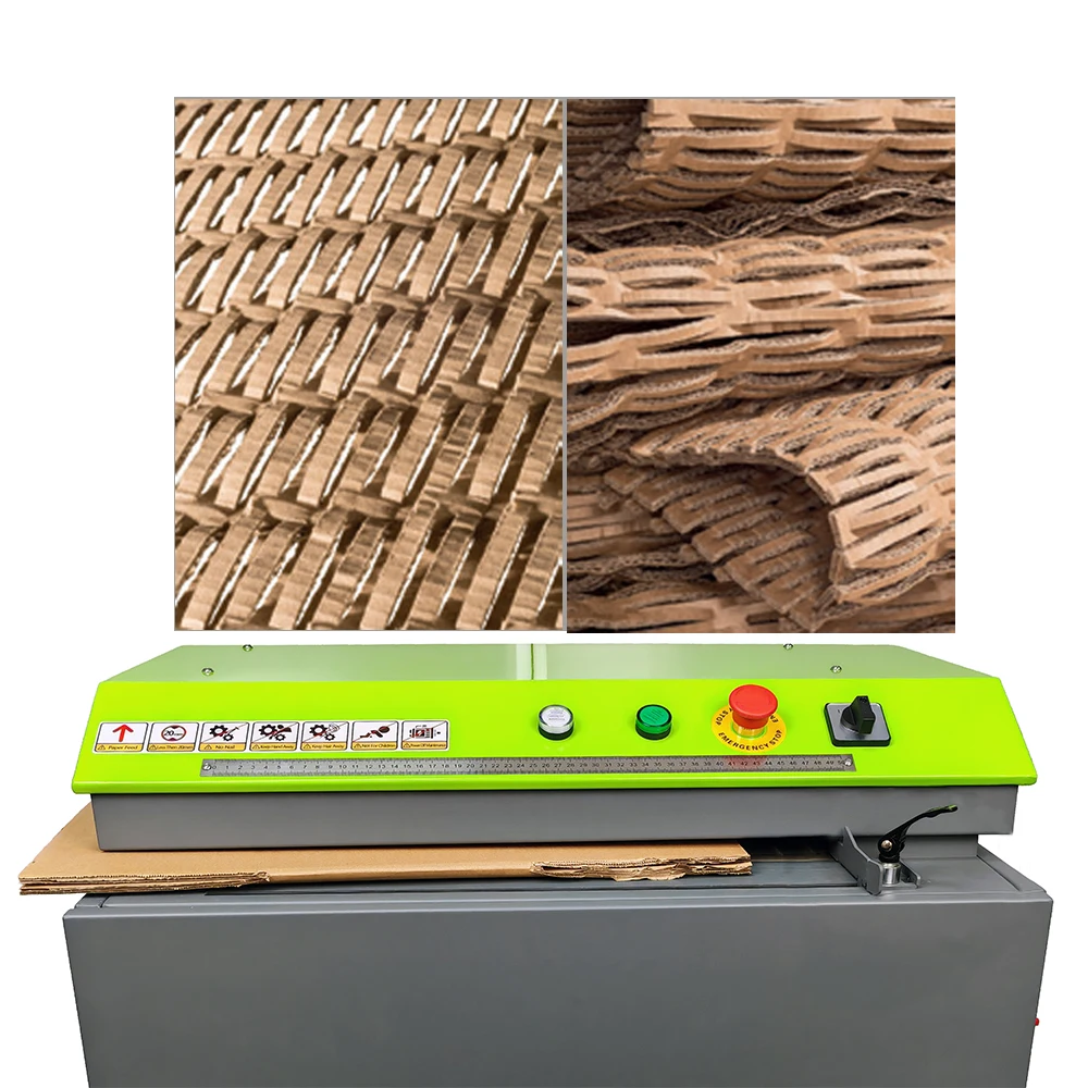 Super Factory Mini Paper Shredder Head Strip Cut Reuse Corrugated Kraft Paper Shredder Parts For Box