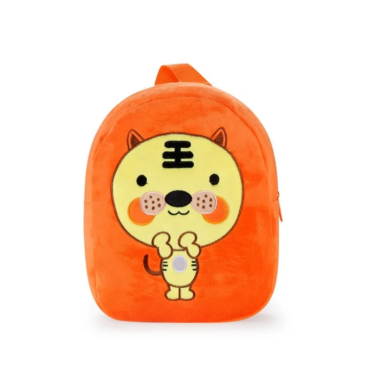 Mochilas de dibujos animados preciosas felpa Mini bolsa de la escuela para los ninos