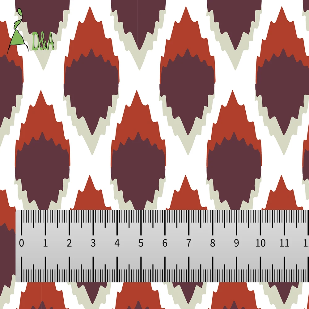 New Product Liberty Pattern Seed Structure Geometric Pattern Printed Silk Fabric 100%Silk Fabric For Dresses