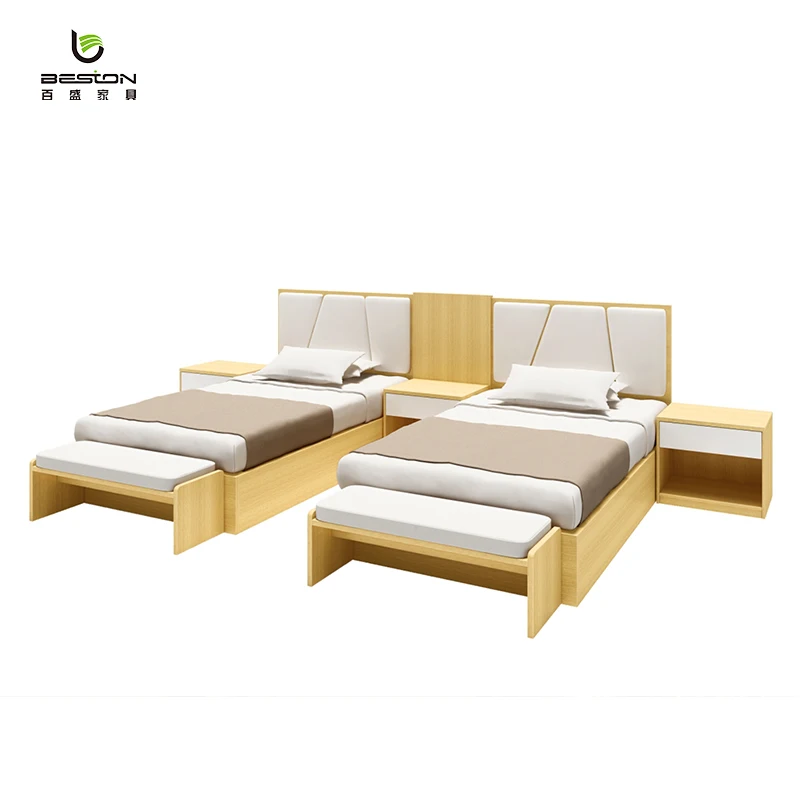 hotel bedroom furniture custom-made luxury hotel bedroom sets wooden hotel bed storage double bed