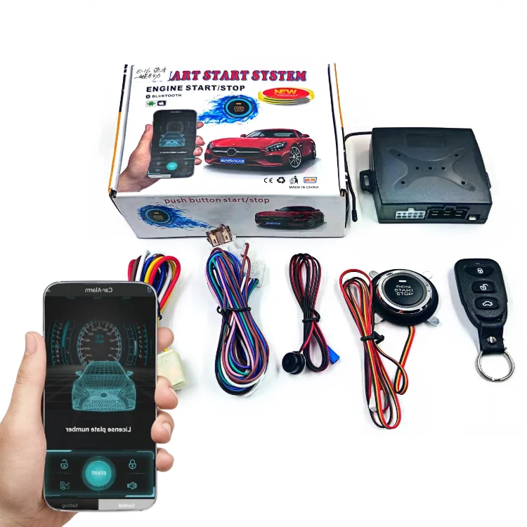 Smart Car BT Mobile Phone Remote Control PKE Car Security System One Way Keyless Entry pke One Way Car Alarm