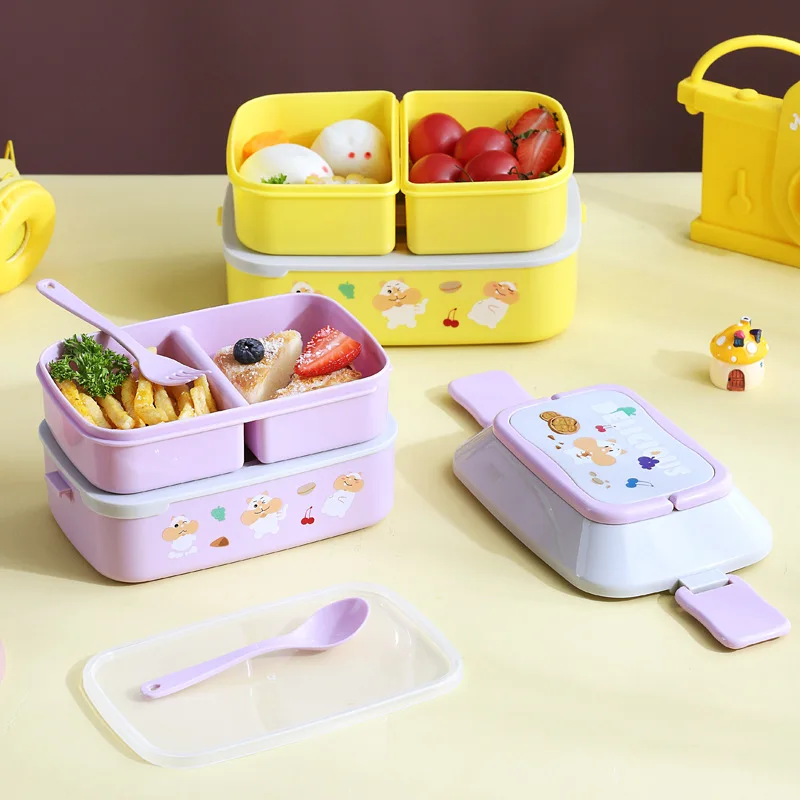 Best Selling Lunch Box Cute Cartoon Compartment Take Out Container Food Lunch Box For Adults & Kids
