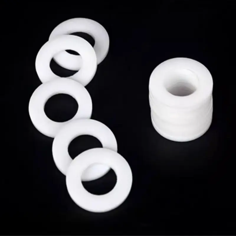 High Percisison CNC Truning white  PTFE Washer