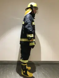 4 Layers Fire Fighting Suit EN469 Fireman Uniform for sale