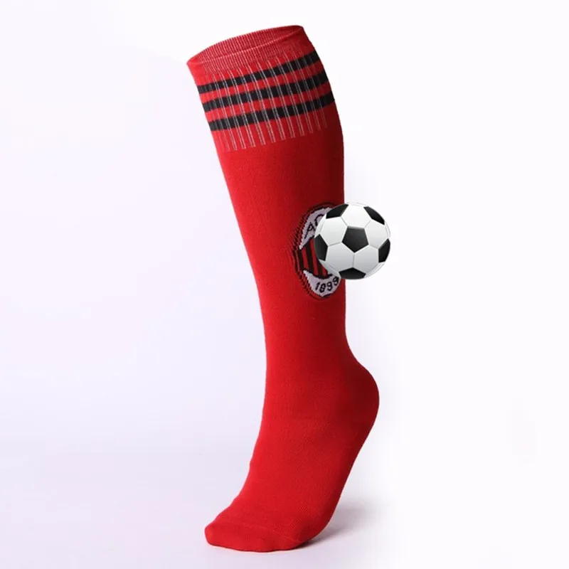Anti slip teens children soccer Socks colorful breathable youth sock boys girls Poly-cotton football team Socks