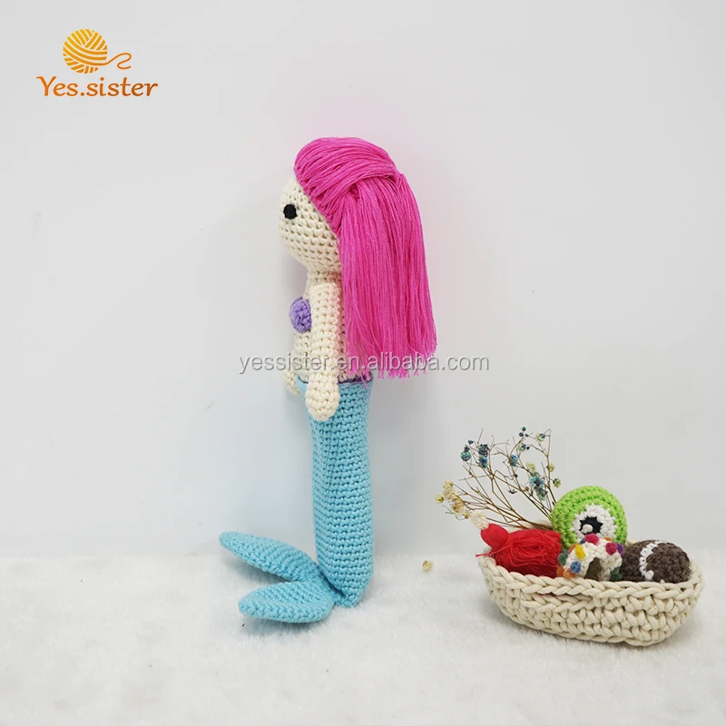 Hot Selling Lovely Mermaid Crochet Amigurumi Doll