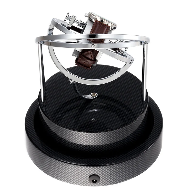 Glass Watch Box Luxury  Winder  Mens Glass  Box Organizer Watch Winders For Automatic Watches