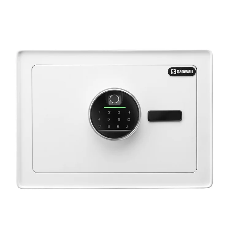 Safewell 2022 новейший высококачественный умный биометрический цифровой электронный сейф с распознаванием отпечатков пальцев белый