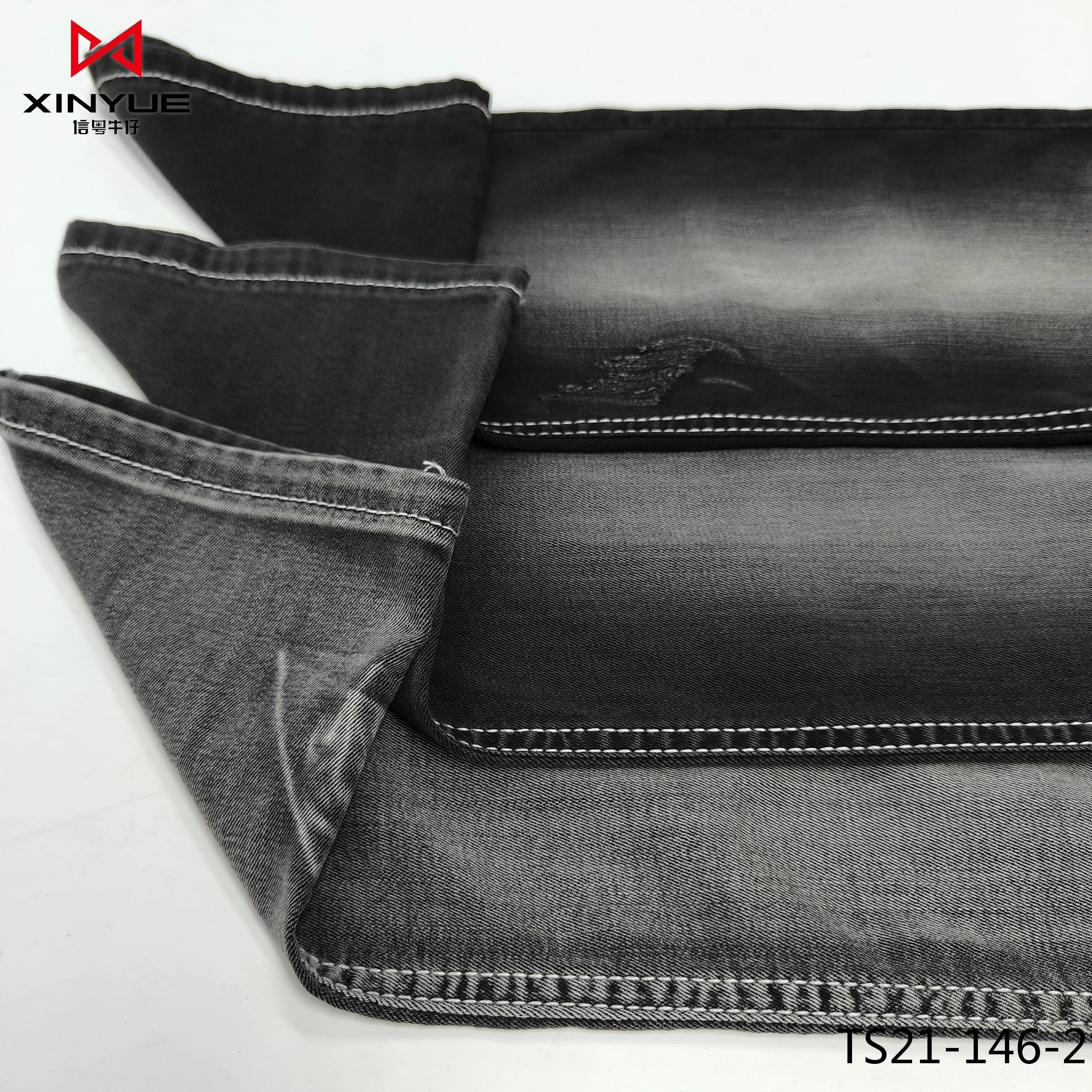 Fabric Elastane Denim Cotton Polyester High Quality Durable Denim for Crocs Tricot Woven Custom Denim Fabric Printing YARN DYED