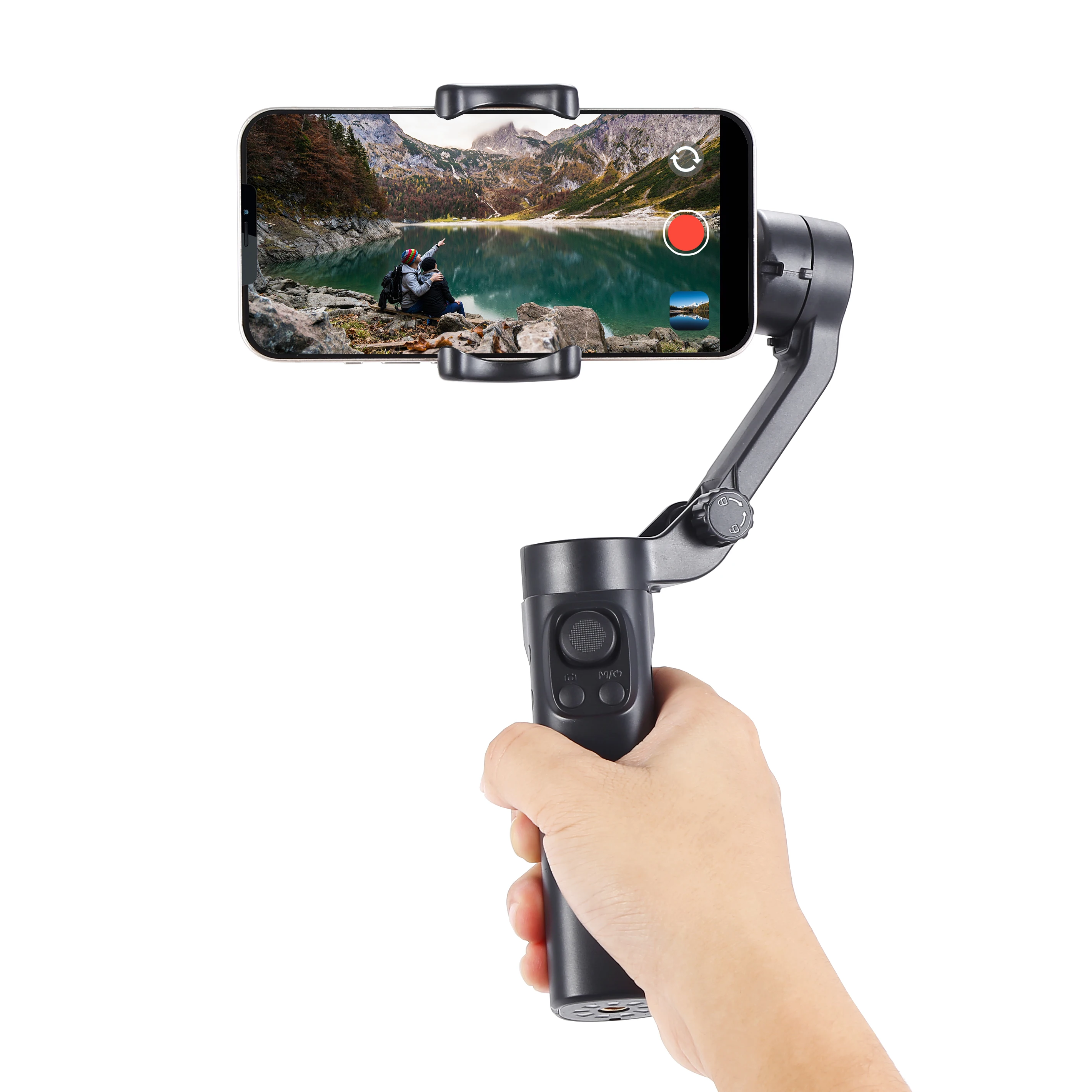 2024 New F5plus Gimbal with FPV Perspective and Small Easy Carry Design for Smartphone Use