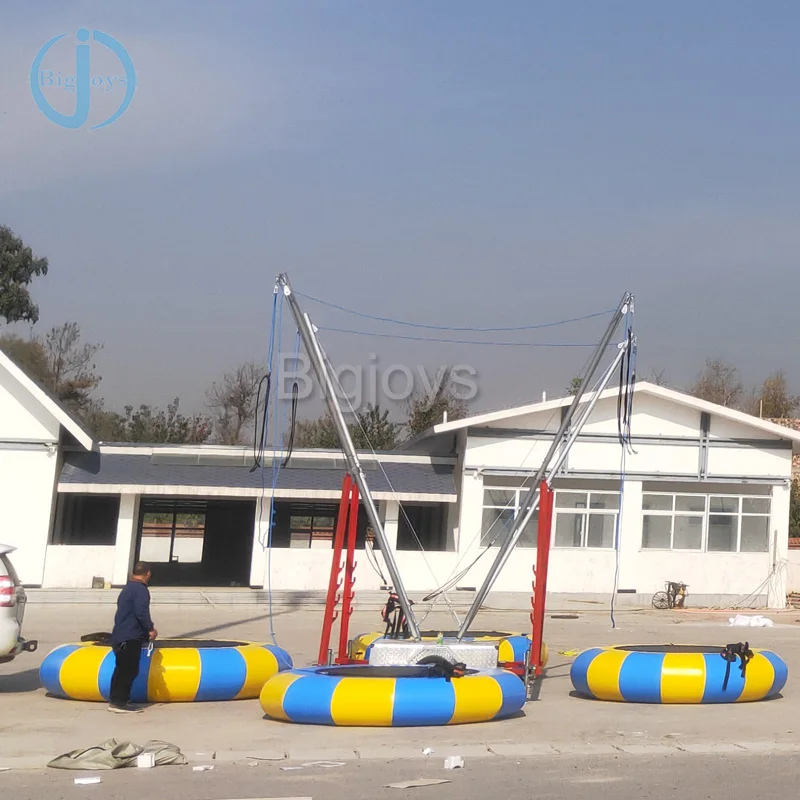 China hot sale best mobile bungee trampoline price Circular bungee jumping for 4 people Factory wholesale price