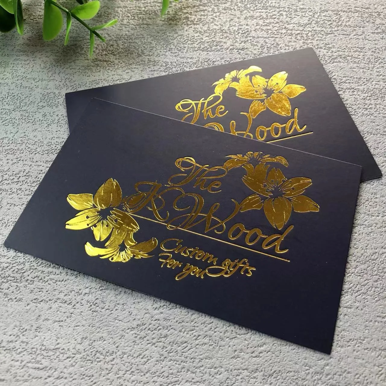 Best Price Wholesale Custom Print gold Foil Luxury Thank You Card Custom Insert Card For Small Business Flyer Printing