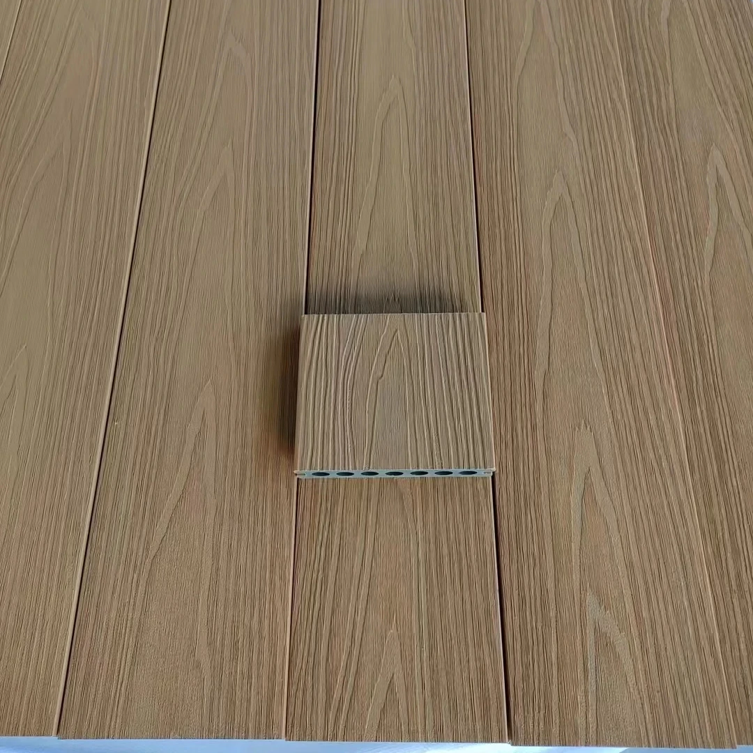 HDPE waterproof out wpc decking Alternative solid wood for outdoor for swimming pool