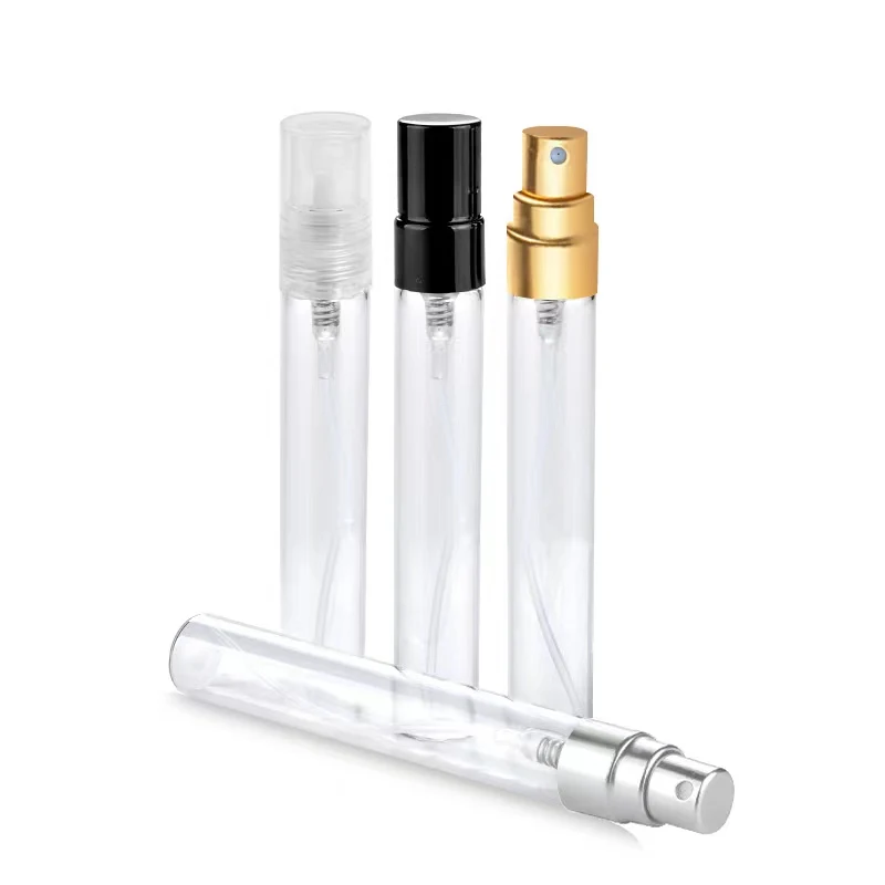 2 ml 3ml 5ml 10ml Mini Empty 2ml Clear Spray Bottle Glass Perfume Sample Atomizer Spray Bottles For Essential Oil PackagingSALE