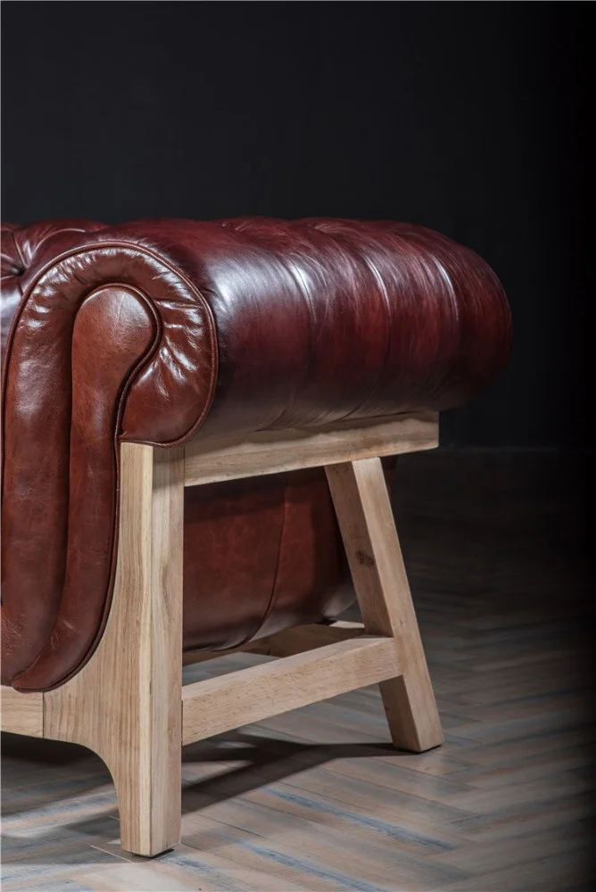 Home Relaxing French Provincial Leather Sofa Furniture For Sale