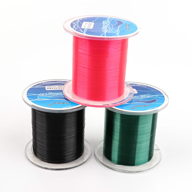 
High Quality Wholesale 500m All Size Super Strong Nylon Monofilament Braided Fishing Line 
