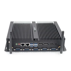 Fanless Mini Pc OEM ODM Cheap Embedded Box Computer Core i5-8250U Nuc Desktop Wins 11 Mini Industrial PC