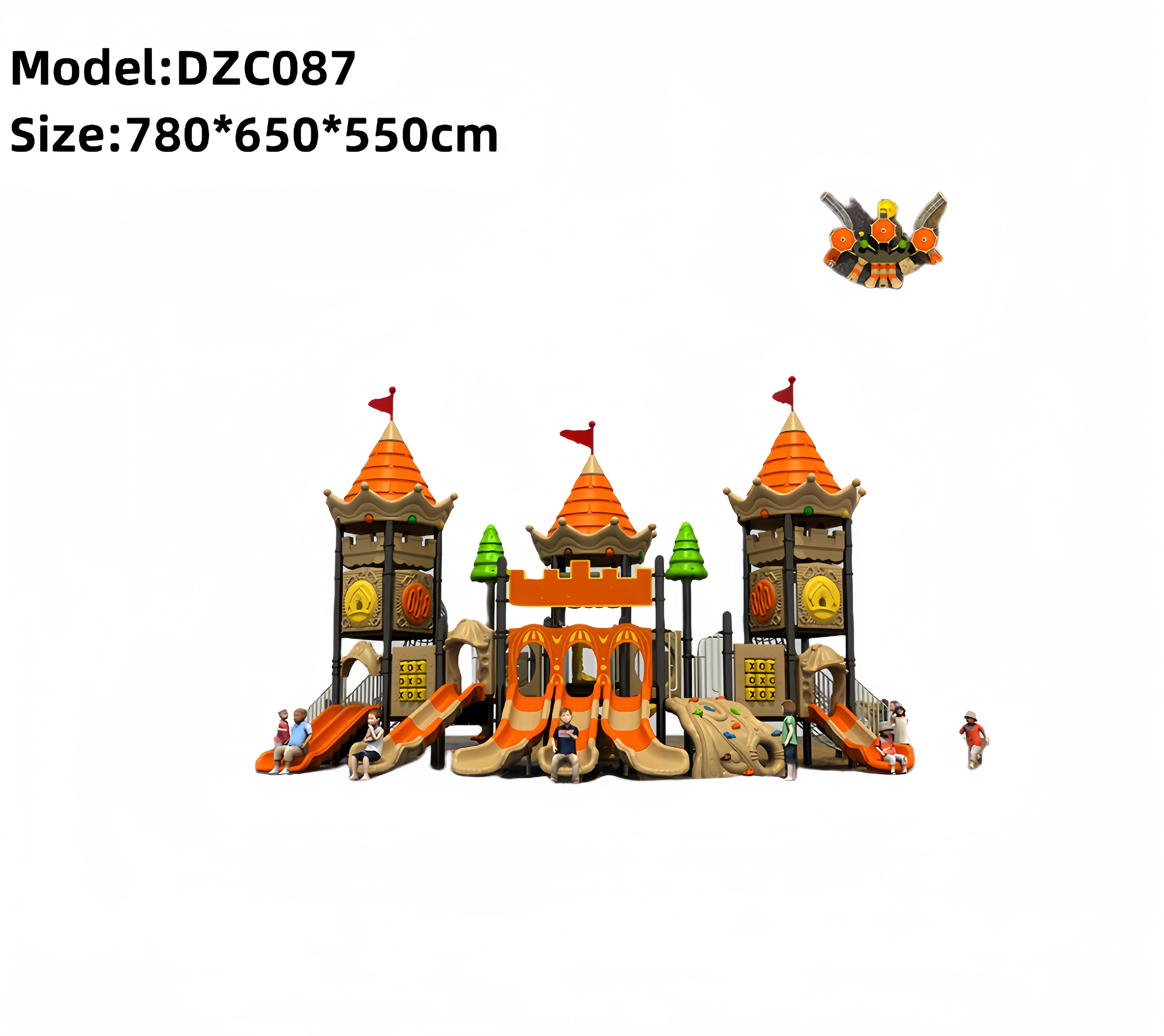 Reasonable Price Plastic and LLDPE Classical Series Amusement Park Facilities Outdoor Playground for Children