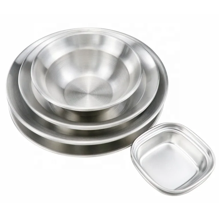 10 Piece Set Of Household Portable Outdoor Camping Tableware Barbecue Plate Household Soup Bowls And Dishes