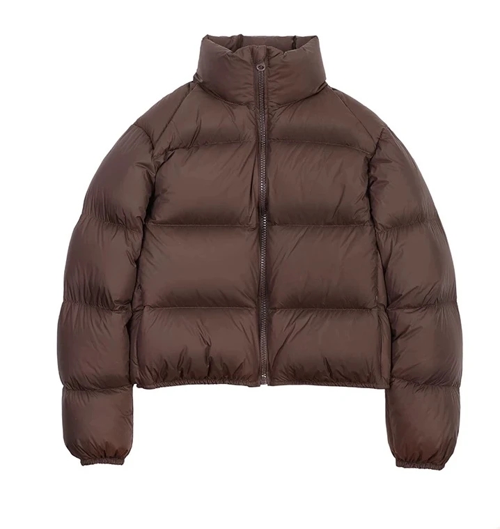 Goose down and duck down can be customized for women thick fashion coat
