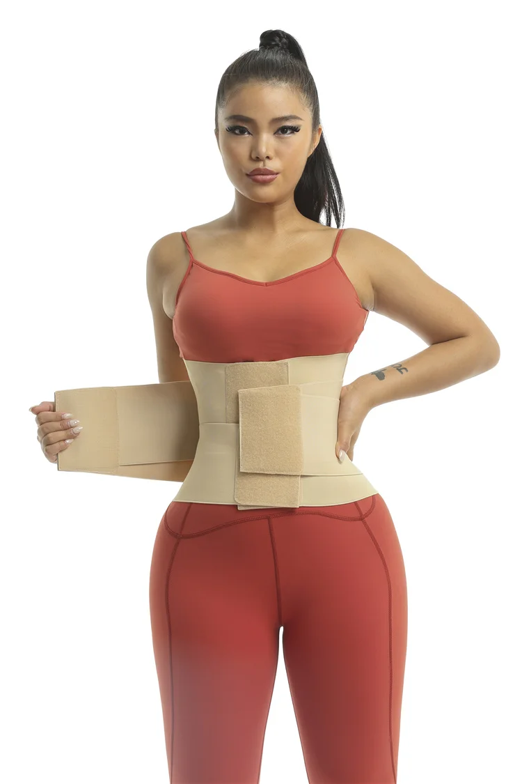Women Plus Size Trimmer Belt Weight Loss Wrap Workout Custom Logo Waist Sweat Belt Double Control Power Waist Trainer Belt