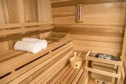 Панель управления для сауны из красного кедра