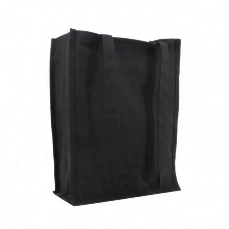 Cheap Custom Printed Black Cotton Canvas Tote Bags Utility Women Canvas Tote Bag With Logo