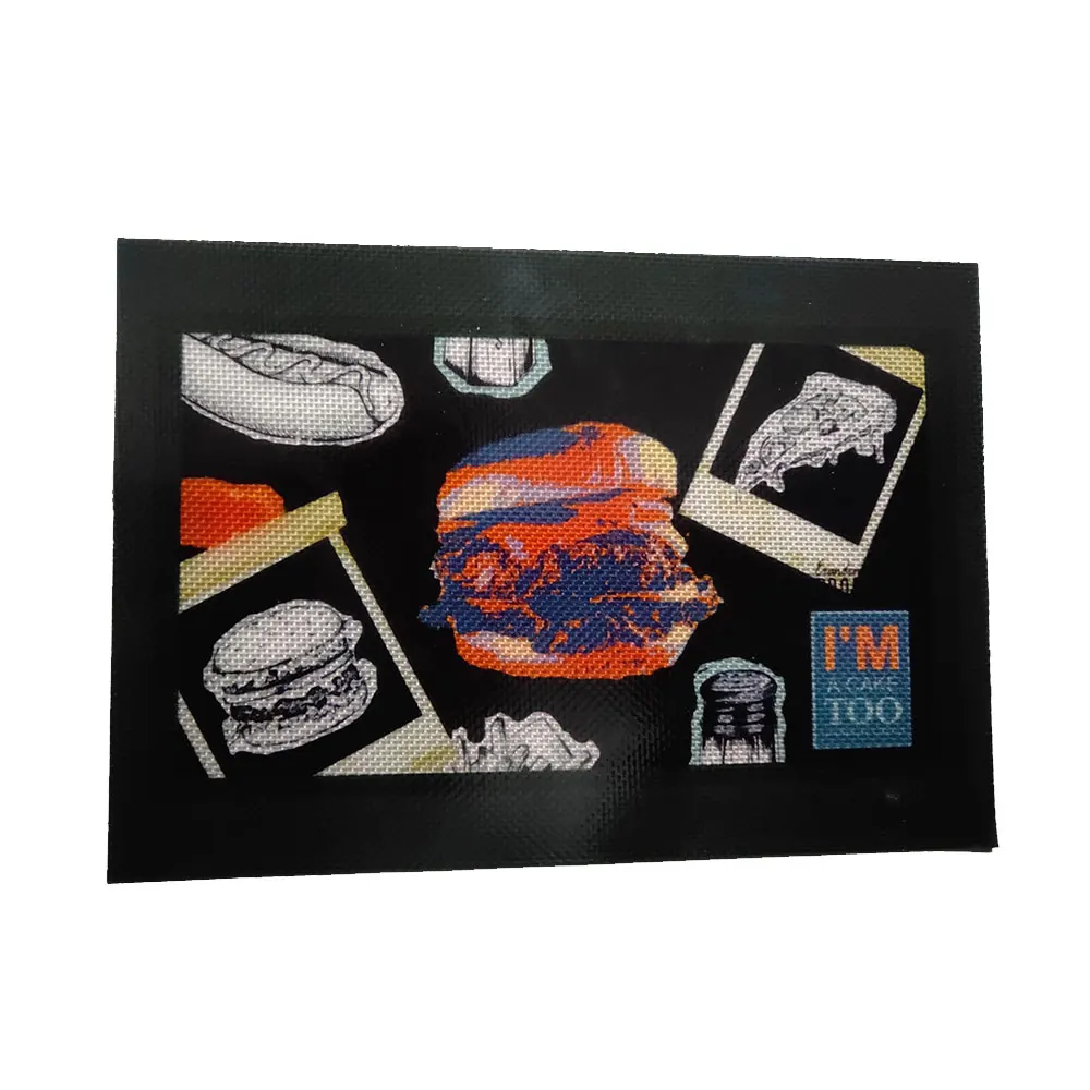 Archibald Factory Custom Shape Logo Small Silicon Dabs Mat Kit Heat Resistant Silicone Rubber Pad Mat Silicone Mats for Baking