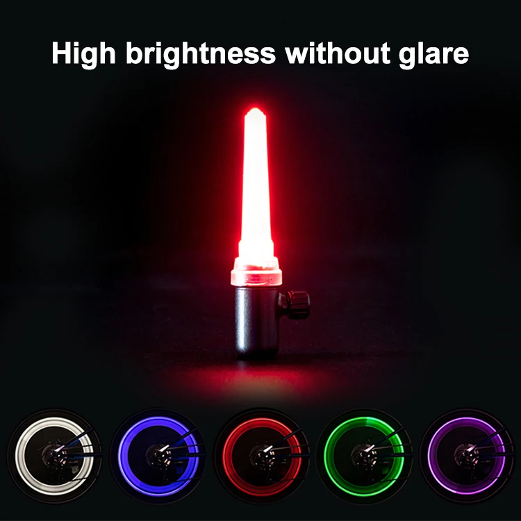 Light Sensor and Movement Sensor Bicycle Spoke Light With Optics Lens