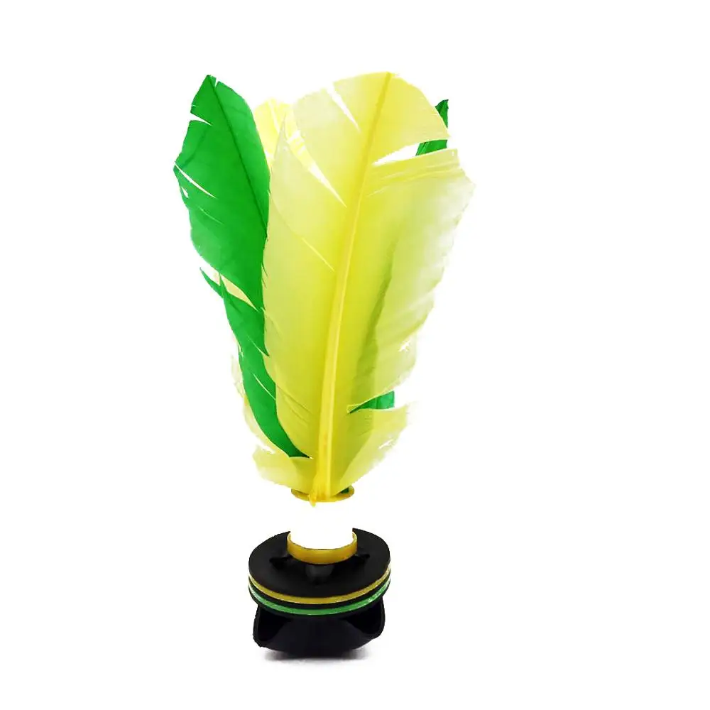 
Adult Fitness Sports Colorful Turkey Feather Chinese Jianzi Kicking Shuttlecocks Chinese Hacky Sacks Footbag 