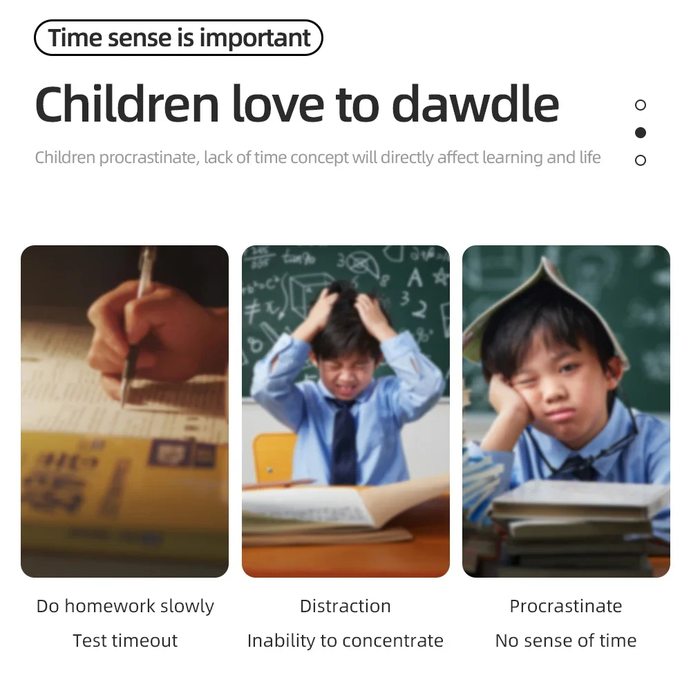 Portable Magnetic Alarm Timer Home Kitchen Switch timer Countdown Timer For Study Cooking Clock With Silent Mode