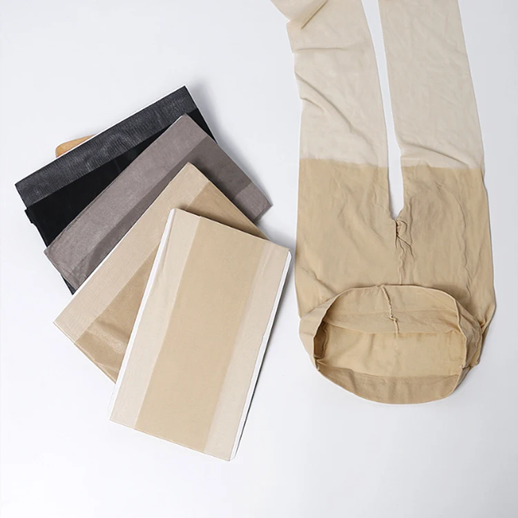 Custom Women Ultra-Thin Sexy Silk Stockings Invisible Breathable Nylon Long Siamese Stocking Any Size