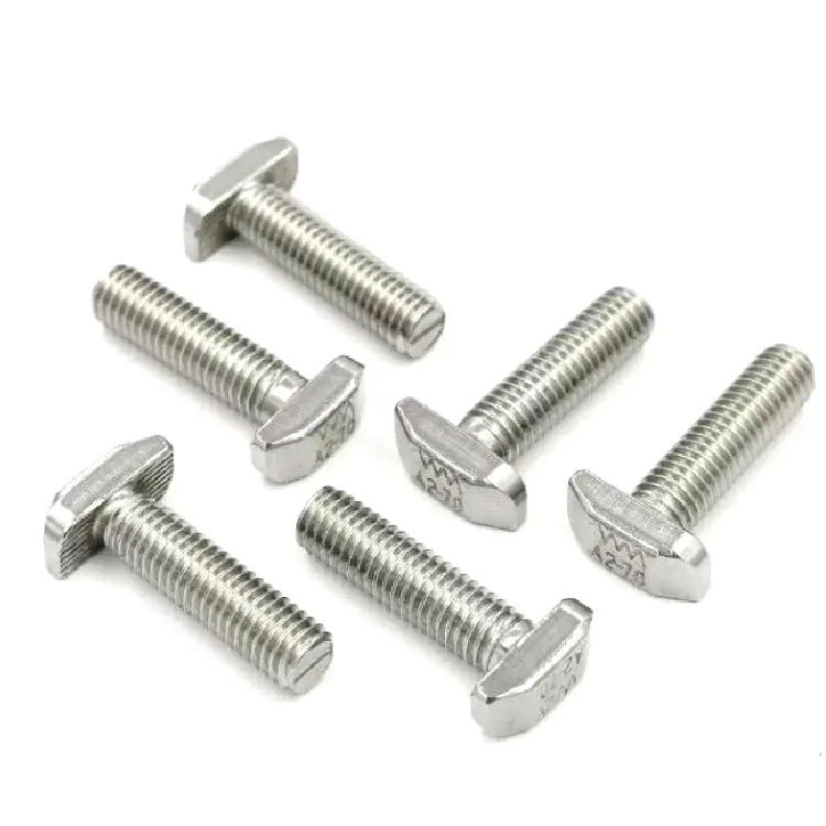 M5 M6 M8 stainless steel Bolts for solar T-Slot T bolt T screw Square head bolts T-head screw chute T-bolt