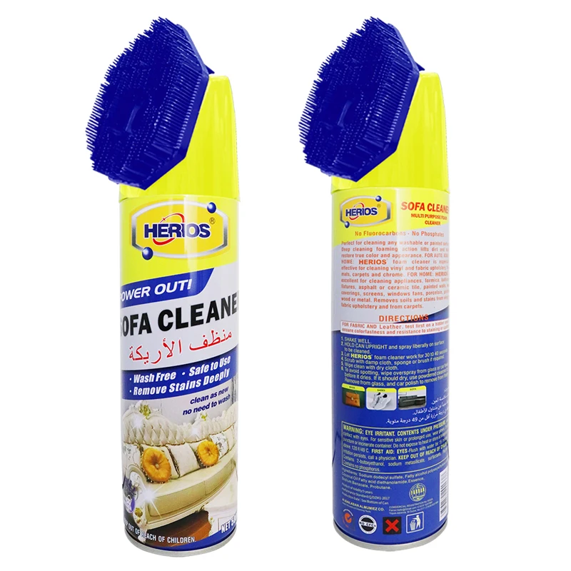 2024 Top Sales Household Cleaning Dry Wash Leather Sofa Cleaner With Brush