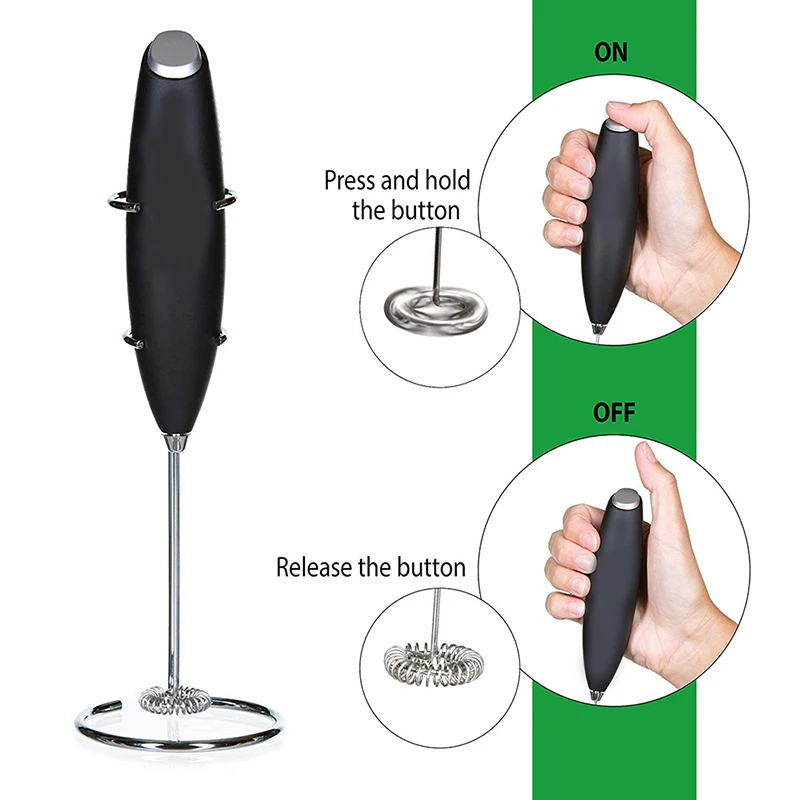 Pailite Portable Mini Coffee Blender Drink Mixer Electric Handheld Mixer Milk Frother Make Foam Hand Held Milk Frother