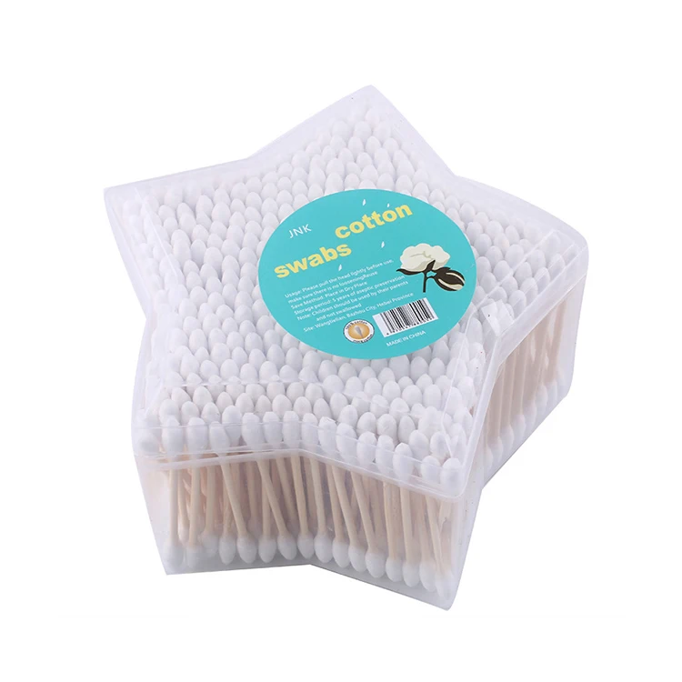 
2021 private label sterile household lipstick filled cotton swab 