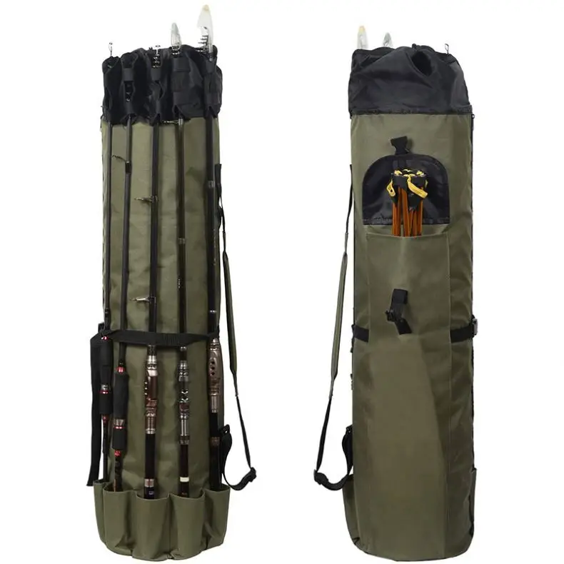 Portable waterproof fishing rod case fishing rod bag