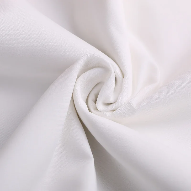 Wholesale TC90/10 133*72 plain terylene poplin shirt fabric work clothes