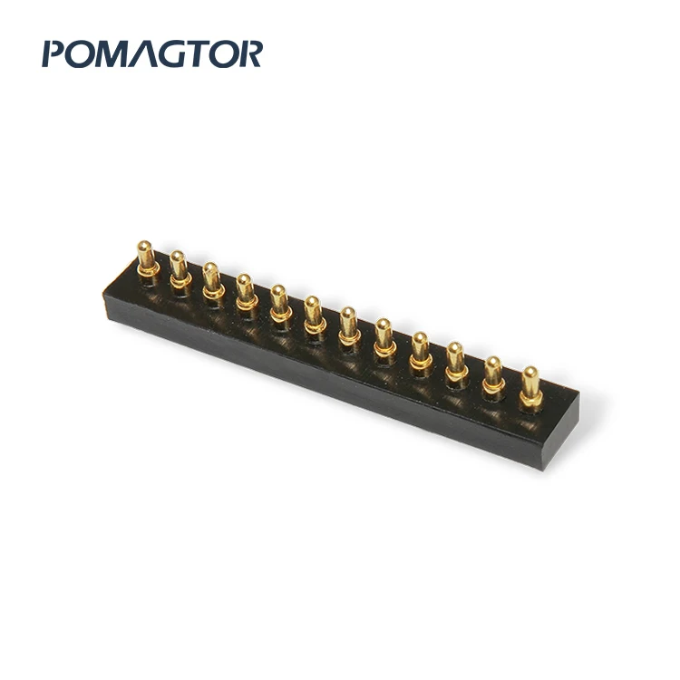 High Class Precision 12 Pin Pogo Pin Connector